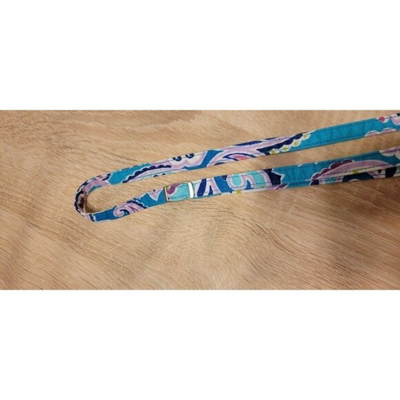 Vera Bradley Lighten Up Blue Paisley Small Crossbody Purse Bag - Picture 4 of 8